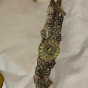 Gold Geometric Chain chocker